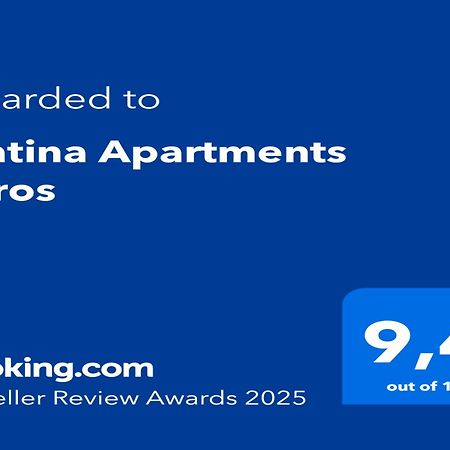 Matina Apartments Tyros Buitenkant foto